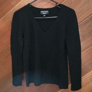 Banana Republic Black Ribbed Sweater